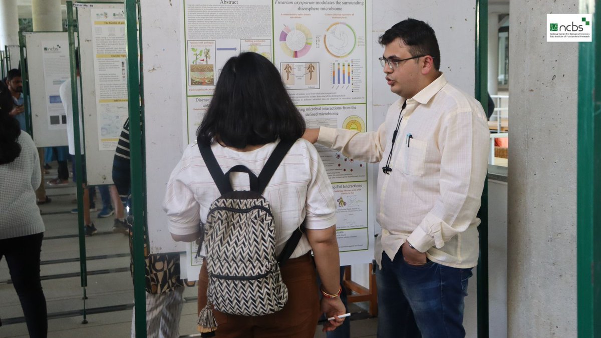 Student poster sessions- an informal platform to share research with peers, seniors and visiting scientists. #annualtalksncbs2024