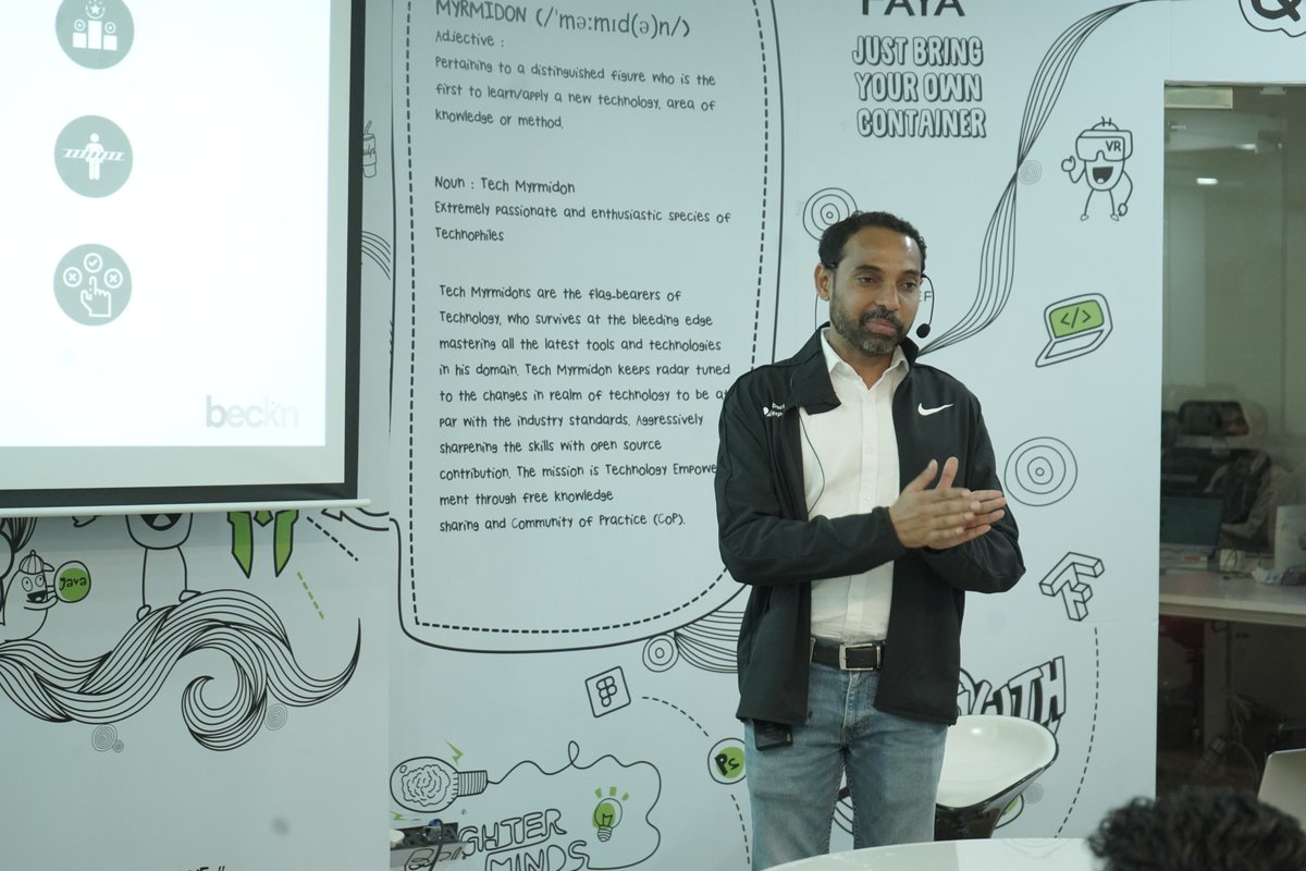 BecknProtocol's tweet photo. Buckle up, community! We kicked off this year with an exhilarating workshop in Trivandrum.🚀

Dive into the excitement from the 111th NASSCOM FAYA:80, where Faiz Mohammed decoded #Beckn for the enthusiastic audience!🗣️🌐

The community showed up strong, turning the workshop into a vibrant hub of ideas and enquiry. Thank you, Deepu S Nath and the FAYA team for organizing this amazing session and sparking a new chapter of possibilities. 📖🙌

Are you ready to join the #BecknBuilders shaping the future of interconnected networks? Click the link to become a part of the revolution! https://t.co/J5thXIyxkB🤝

#BecknOpenCollective #BOC #Trivandrum #Kerala #BecknCommunity #nextchapter #developers #BecknProtocol #BuildWithBeckn