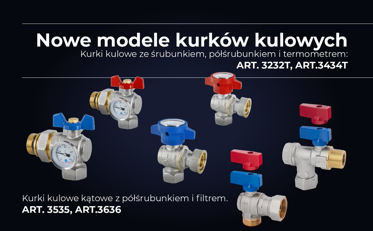 DIAMOND57149207's tweet photo. NOWOŚĆ!
Nowe modele kurków kulowych w  DIAMOND!
https://t.co/1WFz2kAVog https://t.co/1orpK4WXNM