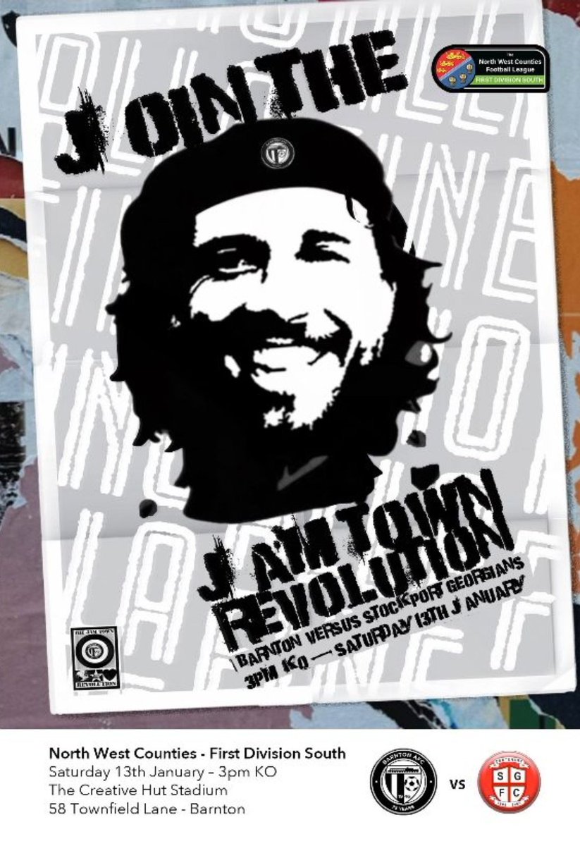 'Join the Revolution' !!!✊️ The latest #JamTownRevolution Matchday Programme for Saturday's @nwcfl Home Fixture Vs @OfficialSGFC 3pm k_o features fans favourite @Rodrigomann4 ⚫️⚪️ #UTV #Bianconeri #FinoAllaFine