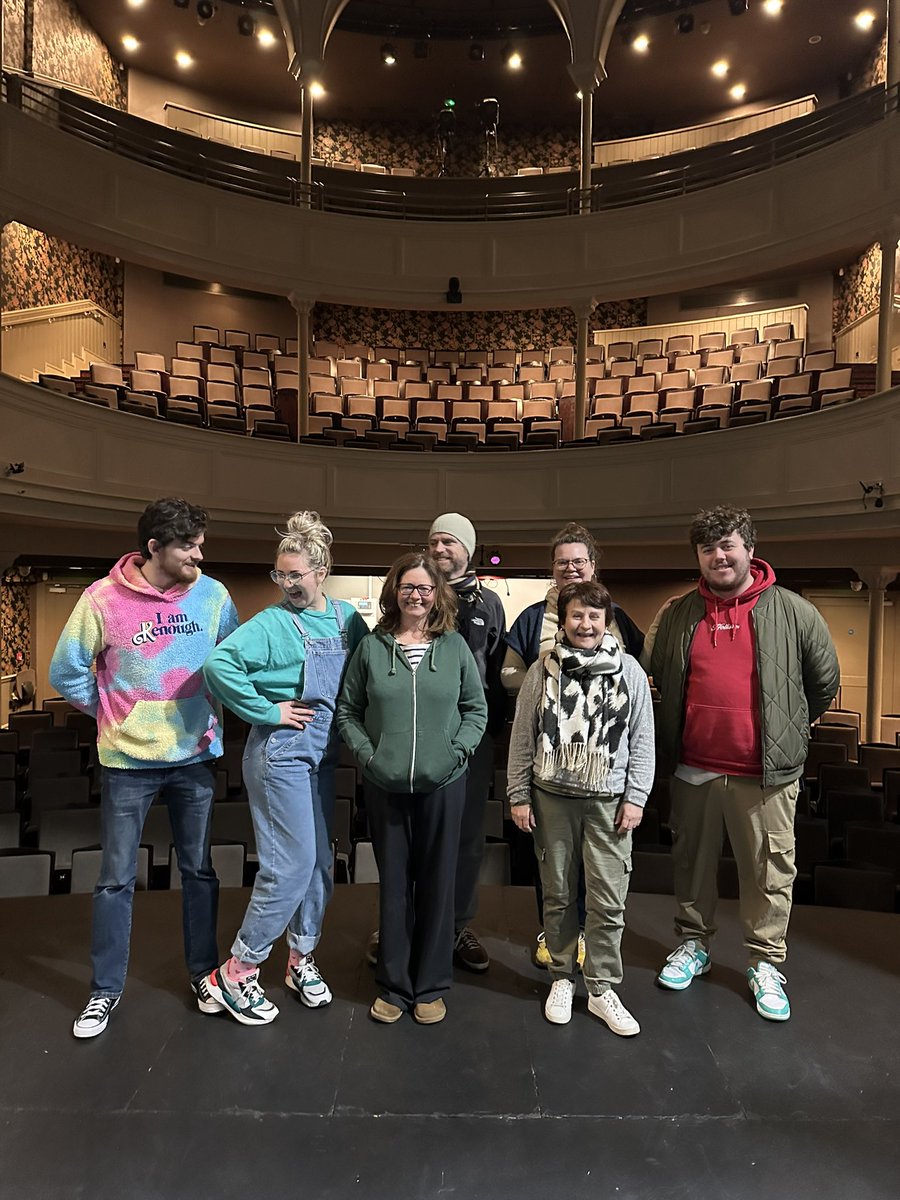 theatreroyalw's tweet photo. Spot the messers in this picπ? Final rehearsals underway with the cast and crew of our Shakespeare Review, which opens its SOLD OUT run next Tuesday & will be attended by 100s of Leaving Cert students from all over Irl next week ππ
#ShakespeareReview #Hamlet
@artscouncil_ie https://t.co/oApWCbHdv9