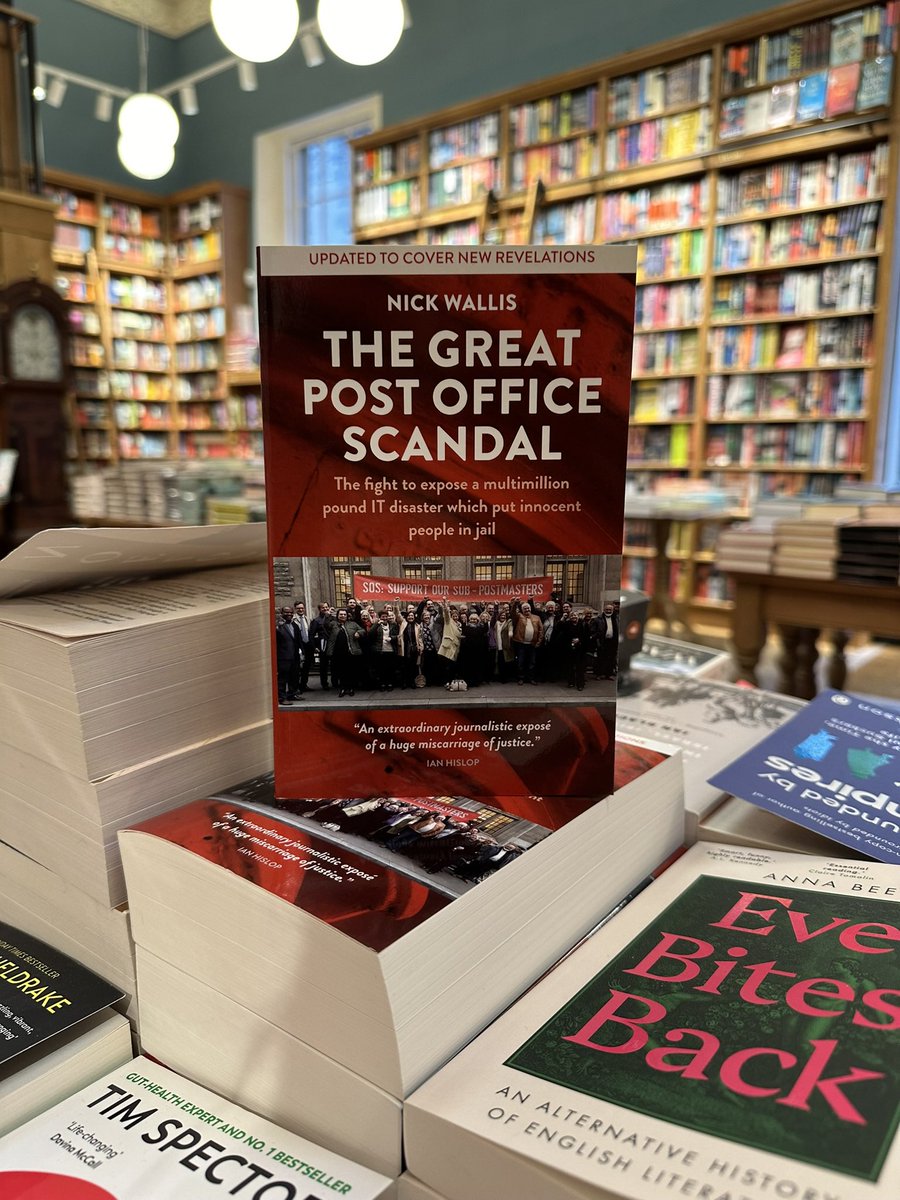 Bath Publishing (@bathpublishing) on Twitter photo Great to see #TheGreatPostOfficeScandal in <a href="/ToppingsBath/">Topping & Company Booksellers of Bath</a>! Support a great bookshop and buy it📚
#postofficescandal #MrBatesvsPostOffice Great to see #TheGreatPostOfficeScandal in <a href="/ToppingsBath/">Topping & Company Booksellers of Bath</a>! Support a great bookshop and buy it📚
#postofficescandal #MrBatesvsPostOffice