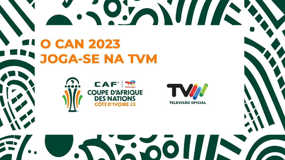 moz_osmambas's tweet photo. O CAN 2023 JOGA-SE NA #TVM
A Televisão de Moçambique vai transmitir todos os 52 jogos, incluindo os jogos dos Mambas . 🔥🔥🔥
#CAN2023 #tvmmocambique #tvmplay https://t.co/bcSgXEBeD1