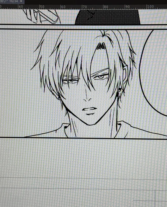 薛暁現代AU進捗
薛洋 線画 