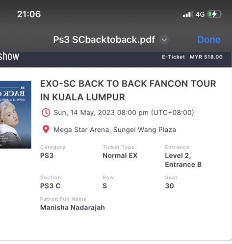 yasmyeonn's tweet photo. tadi ada yang dm i about my seat time #EXOSCinKL honestly ni guna camera w/zoom but if guna mata sendiri memang nampak jelas seketul seketul chanyeol sebun. so that's mean you ambik ps3/ps4 pun nampak je chanyeol. yang takpergi back to back haritu and you're yeolmae PERGI JELAH. https://t.co/Op1V5t1KOy