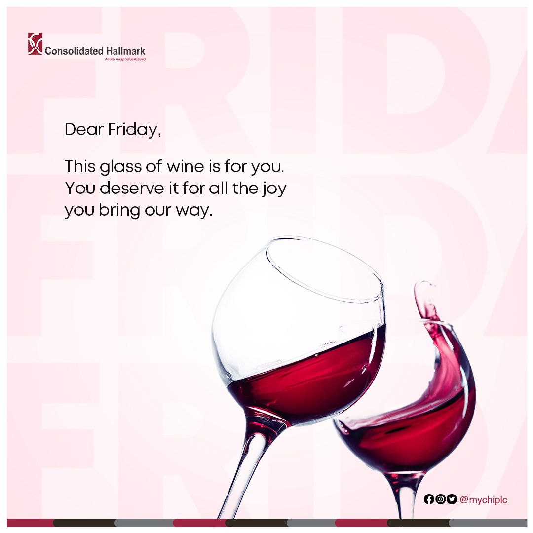 MyChinsure's tweet image. Cheers to a great weekend.
chiplc.com
bit.ly/3oZ1OcV

#Insurance #Weekend #FunWeekend #TGIF #Friyay #FridayMood #IfYouLoveItInsureIt #LoveItInsureIt #DoMoreWithUs #SafetyFirst