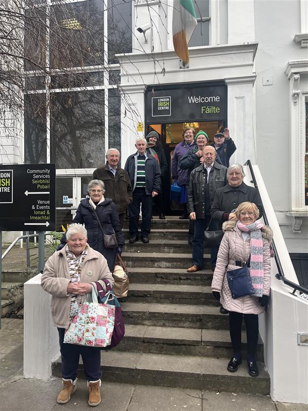 Fantastic to welcome a group from @LewishamIrish to our exhibition yesterday! Look Back to Look Forward: 50 Years of the Irish in Britain is open at the London Irish Centre @LDNIrishCentre till Sunday + late opening till 8pm today & tomorrow All welcome! londonirishcentre.ticketsolve.com/share/11736519…