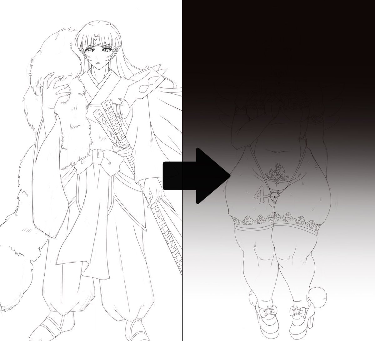 pixivFANBOXでメス堕ち殺生◯ 無様天使堕ち 落書きを公開しました! https://t.co/kXTTfIfHO5 