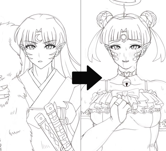 pixivFANBOXでメス堕ち殺生◯ 無様天使堕ち 落書きを公開しました! https://t.co/kXTTfIfHO5 