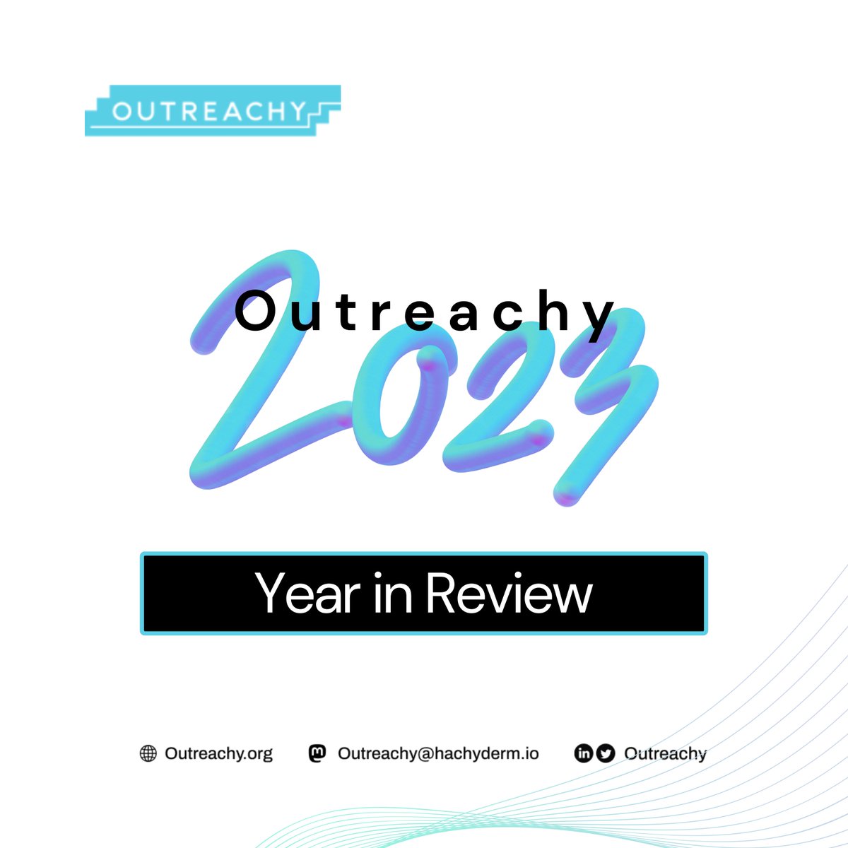 Looking back, they say, prepares one for the future. The year 2023 was an impactful year for us at @outreachy. Thanks to everyone who makes this possible🤝 Here is our year 2023 in review: outreachy.org/blog/2024-01-1… Cheers to making more impacts! 🥂 #OpenSource #DiversityinTech
