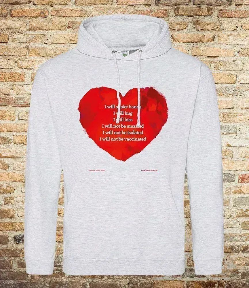 rsscientology's tweet photo. Protect your personal freedoms by buying this T-shirt or Hoodie and wearing it in public often, please, to help get the word out: we all need to reconnect at the Heart level…
https://t.co/Mfk7hXtJw3
#StandUpX
#UniteForFreedom
#vaccinetruthadvocate 
#ukfreedomkeepers
#LifeTechUK https://t.co/9d1mpe9OC0
