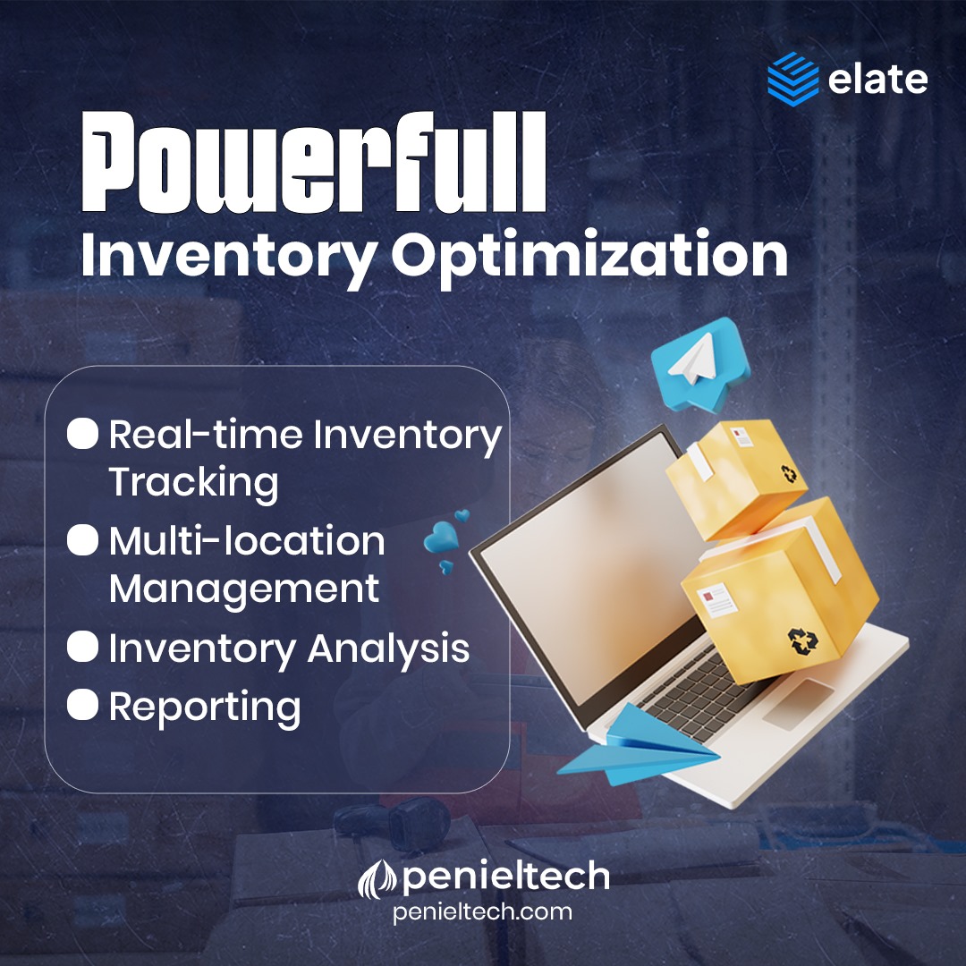 Penieltech_LLC's tweet photo. Streamline Your Business with Our Inventory Management Software! Say goodbye to stockouts and overstocks. #InventoryManagement #BusinessSolutions #EfficiencyBoost #elateims #penieltech #elate
https://t.co/7RuzN8kdUD https://t.co/7A2TYsBG1U
