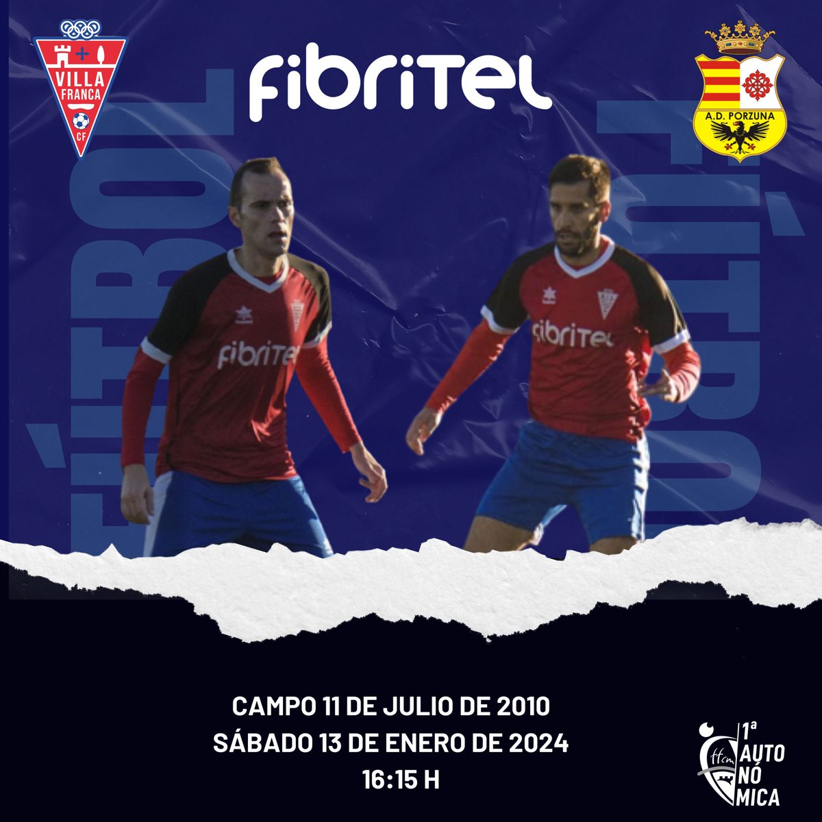 Fibritel CF Villafranca (@cf_villafranca) on Twitter photo Empieza la 2° vuelta y lo hacemos en casa frente <a href="/CF_Porzuna/">CF Porzuna</a>. Un equipo muy competitivo que esta haciendo un gran año y que merece más de lo que la tabla refleja. Los rojillos buscarán arrancar con +3 para acercarse al objetivo deseado.Os esperamos para animar al <a href="/cf_villafranca/">Fibritel CF Villafranca</a> Empieza la 2° vuelta y lo hacemos en casa frente <a href="/CF_Porzuna/">CF Porzuna</a>. Un equipo muy competitivo que esta haciendo un gran año y que merece más de lo que la tabla refleja. Los rojillos buscarán arrancar con +3 para acercarse al objetivo deseado.Os esperamos para animar al <a href="/cf_villafranca/">Fibritel CF Villafranca</a>