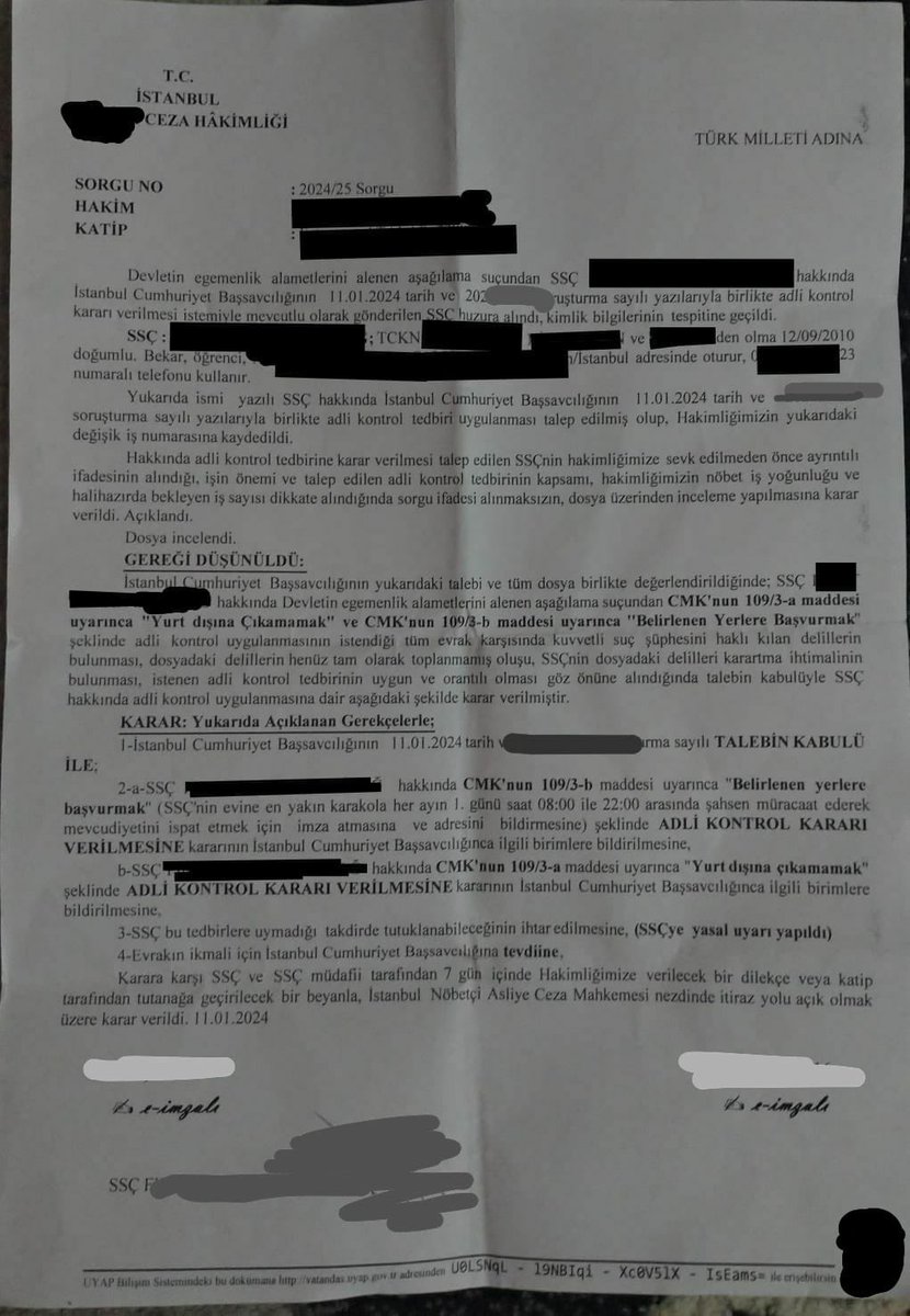 13 yaşındaki Kürt çocuğu ‘terörist’ yapıldı: Savcı, ‘Bu ülkenin suyunu içiyorsun, bedava yaşıyorsun daha ne istiyorsun?’ dedi.

🔴13 yaşındaki Kürt çocuğa sınıfta sürekli “Sen teröristsin, bölücüsün, bu ülkede beleşe yaşıyorsunuz, PKK’lısın” denildi. 

 🔴Psikolojisi bozulan