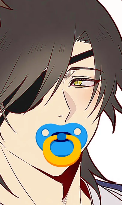 なんだこのアカチャン顔…おしゃぶりが似合いすぎている。 