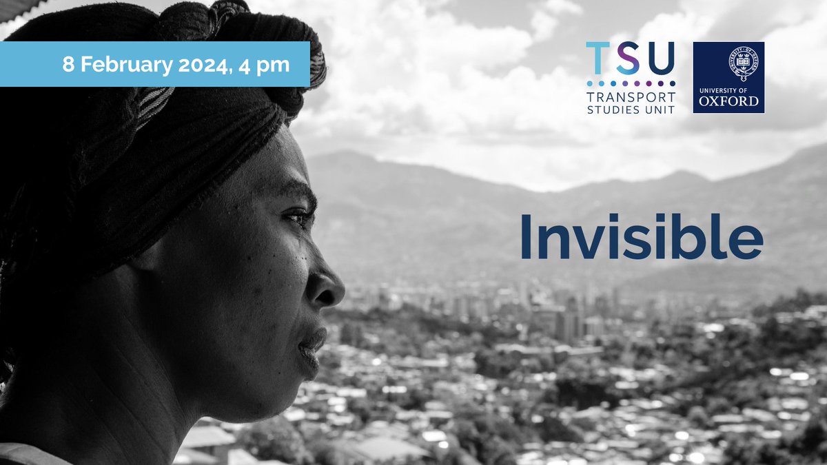 Hear Valentina Montoya Robledo @I_commute_too discuss the documentary from the ‘Invisible Commutes’ project. It seeks to make domestic workers’ long, and often violent, commutes more visible and to campaign for better public transport for them. tsu.ox.ac.uk/event/invisible