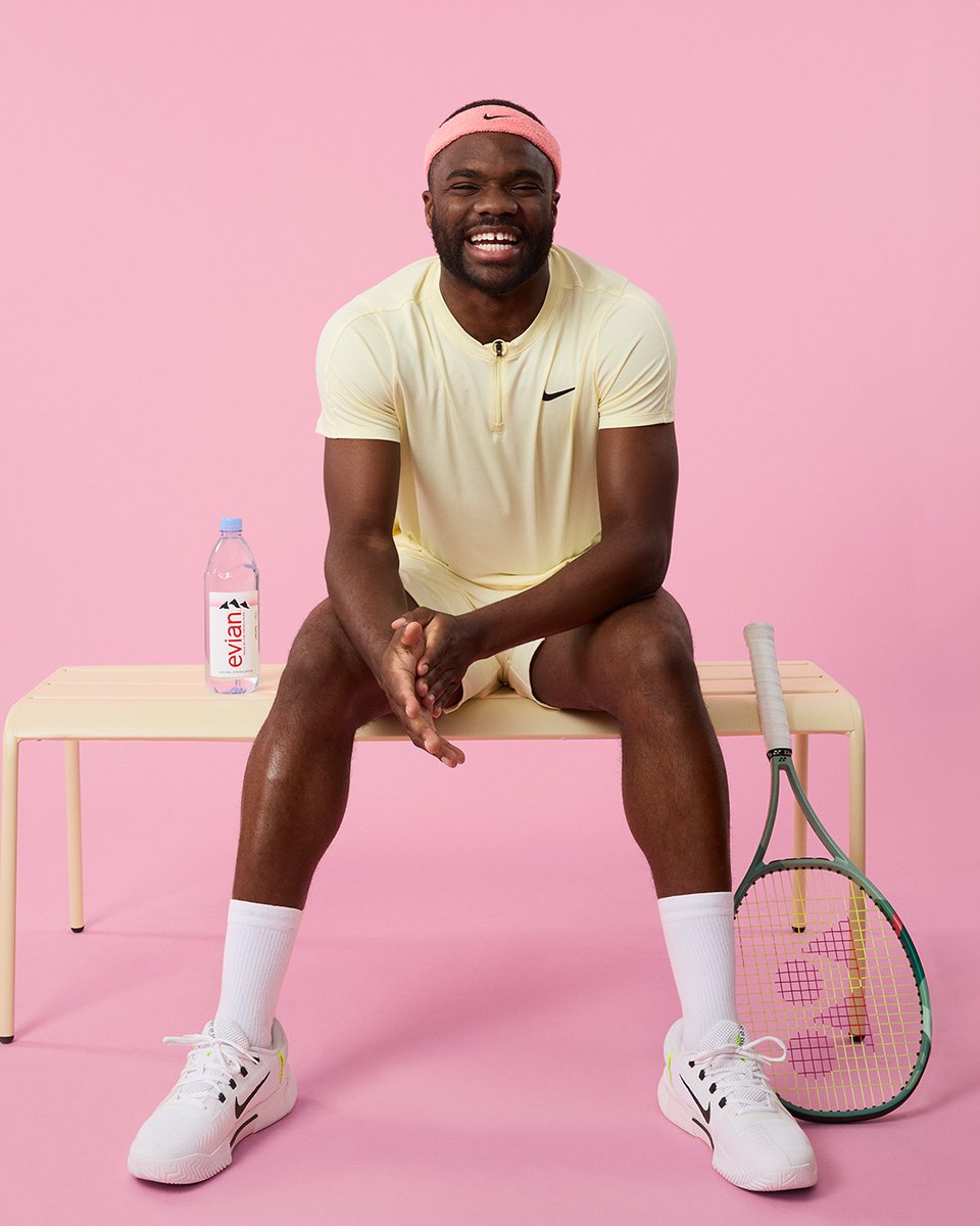 Frances Tiafoe @FTiafoe is our new Global Brand Ambassador 👏🎾​ Frances joins a line-up of iconic worldwide tennis stars who keep hydrated on and off the court with evian as part of their daily wellness habits. We’re so happy he has joined the evian family!​ #evianxFrances