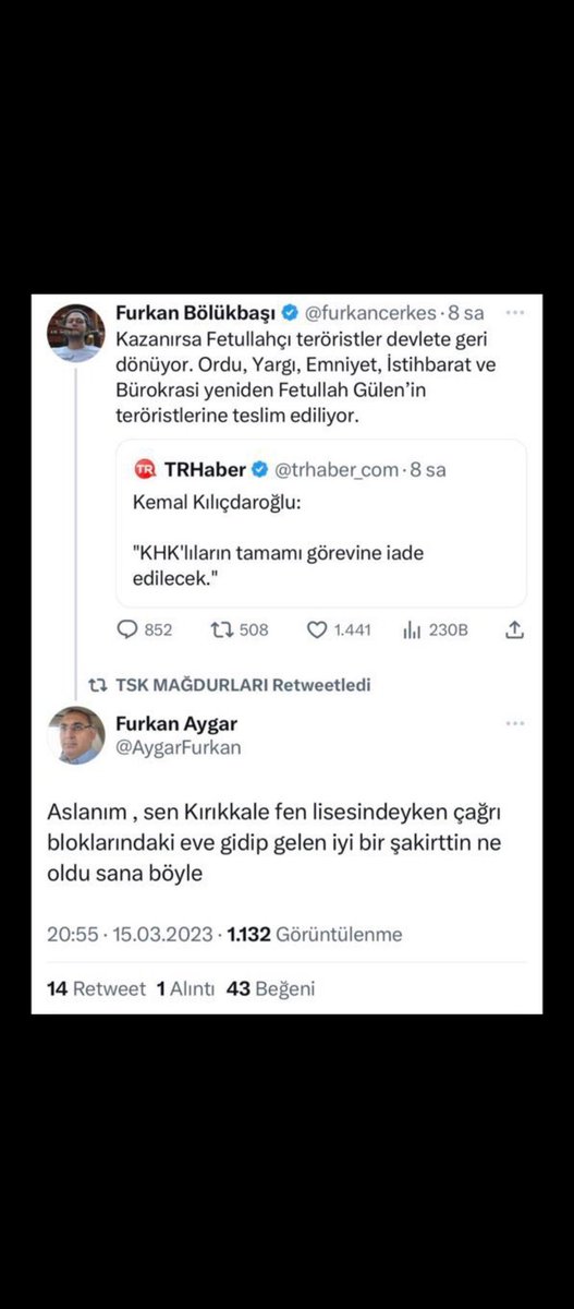 adrenalin0761's tweet photo. @conmech Bunu paylasitigim icin beni de engellemiş furkicik meee meee https://t.co/y6rhxL0tU1