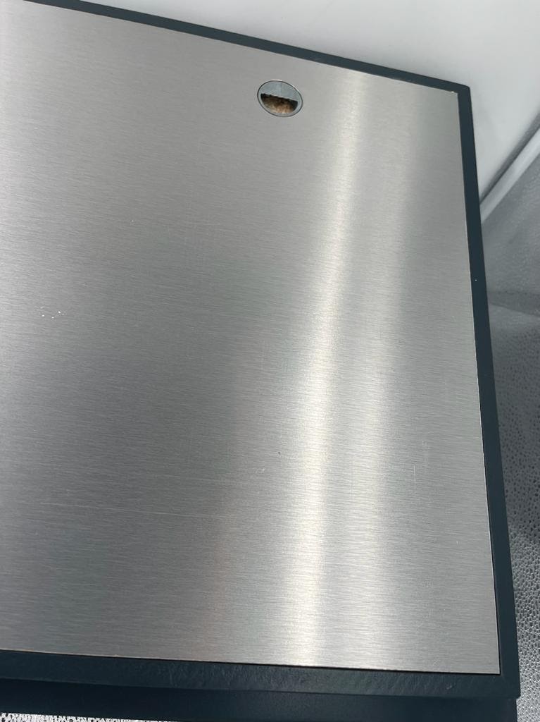 Michael Schumacher Ferrari Brembo brake rotor used on the Ferrari F2006 during the 2006 season.

This rotor has been hand signed by Michael Schumacher.

The frame is 26" x 18.5" (67 cm x 47 cm)
Price: $4,850