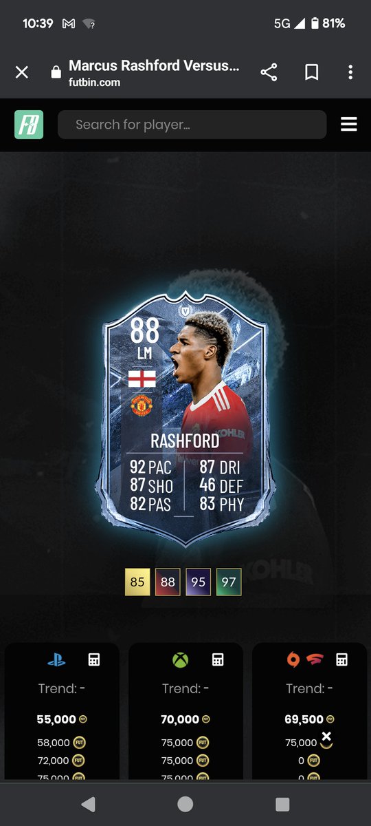 AVFC_Jimbob's tweet photo. Lol, 2 titles later and we've got the same card in the same promo... Come on EA🙈

#EAFC24 #FireVSIce https://t.co/JmhIp5Ynjs