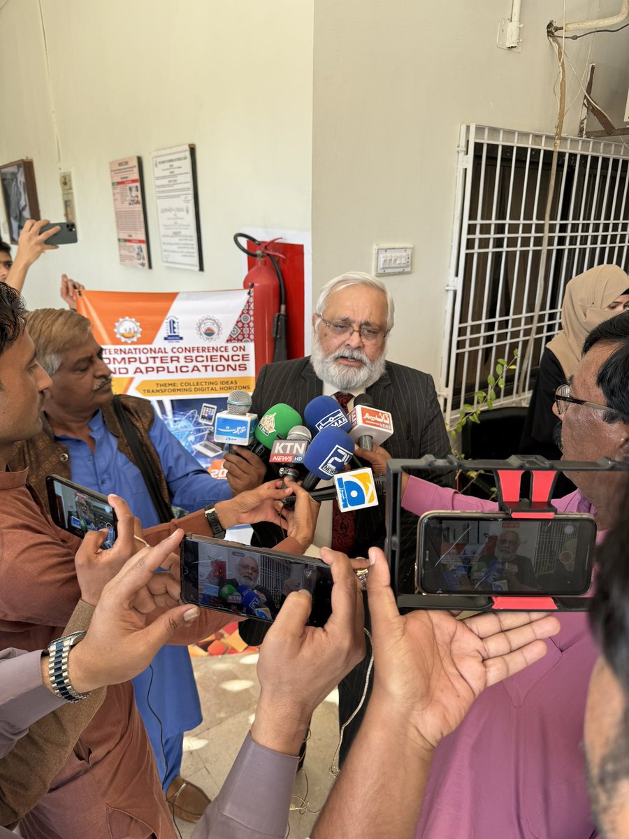 1st International Conference on Computer Science and Applications [ICCSA2024] held at Thar Institute of Engineering, Science &amp; Technology, a Constituent College of NED University at Mithi Tharparkar. 

#ComputerScience #Ideas #DigitalHorizons