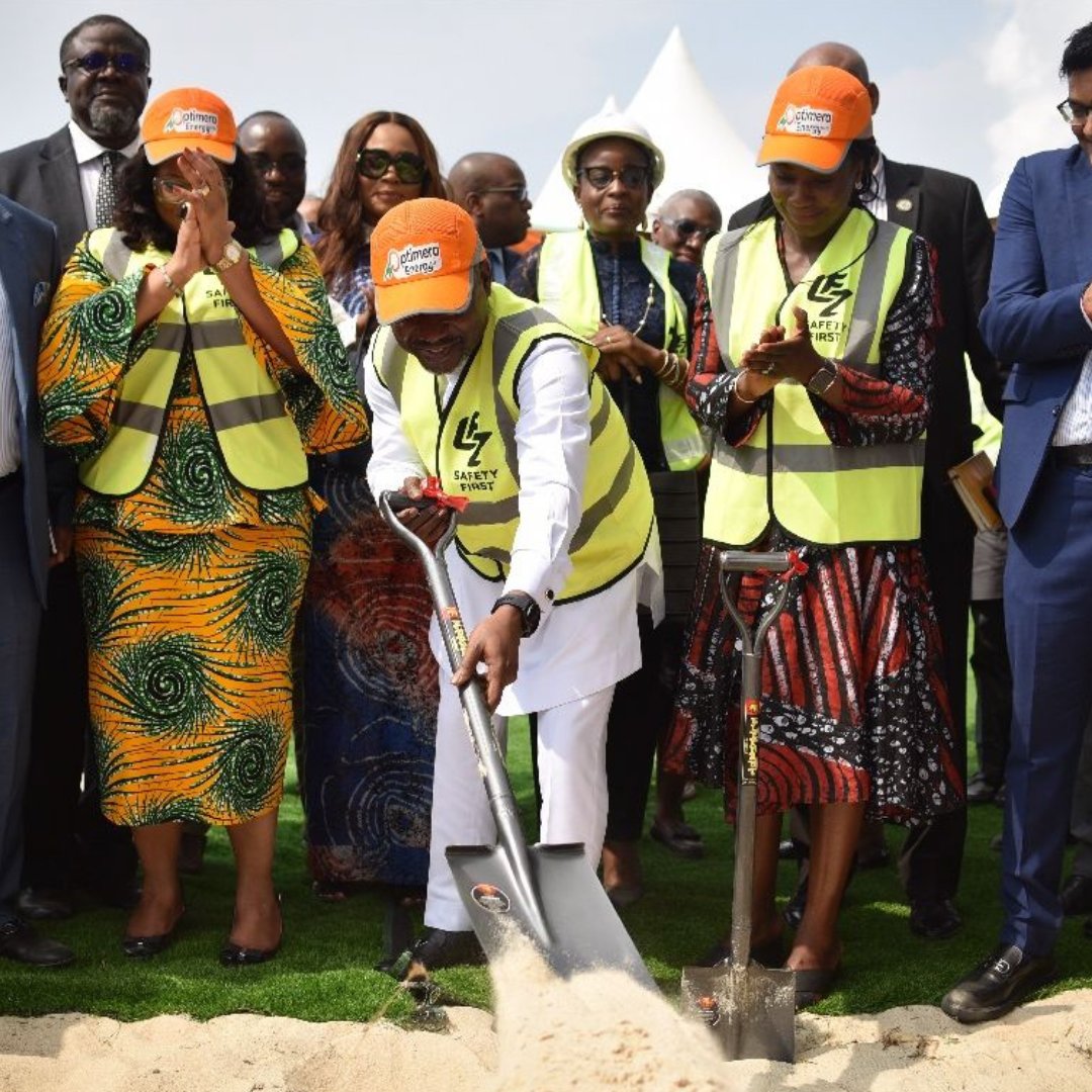 africaoilweek's tweet photo. Congratulations to Optimera Energy for the successful groundbreaking ceremony of its 100 mscf natural gas facility at the Lagos Free Zone(Tolaram) this week! Its facility will provide local, sustainable and cheap energy to industries within one of Africa's most modern free zones. https://t.co/HLArKrVEfz