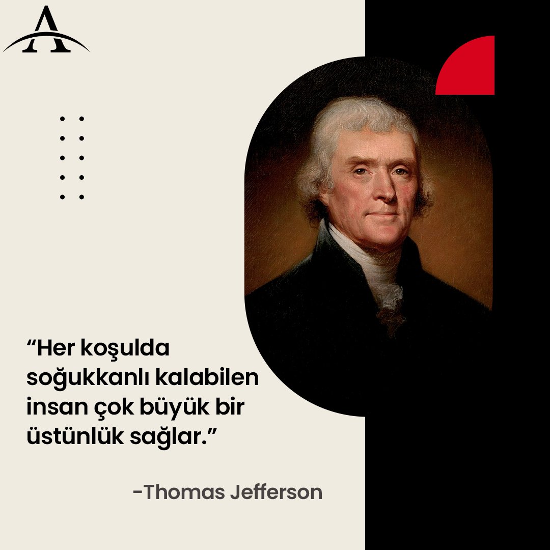 ‘Her koşulda soğukkanlı kalabilen insan çok büyük bir üstünlük sağlar.’

-Thomas Jefferson

#AlfaArabuluculuk #motivasyon #arabuluculuk #istanbularabulucu #beşiktaşarabulucu #ThomasJefferson