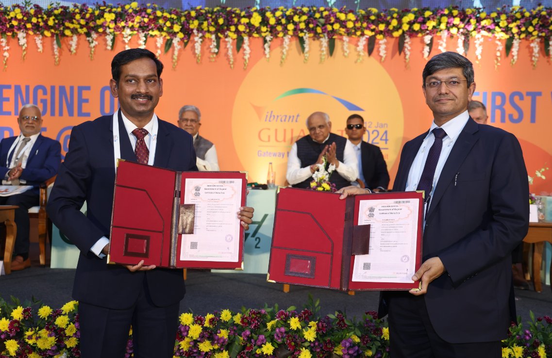 NTPC Green Energy Ltd. inks MoUs with GSPC and GPPL in Green Hydrogen sector