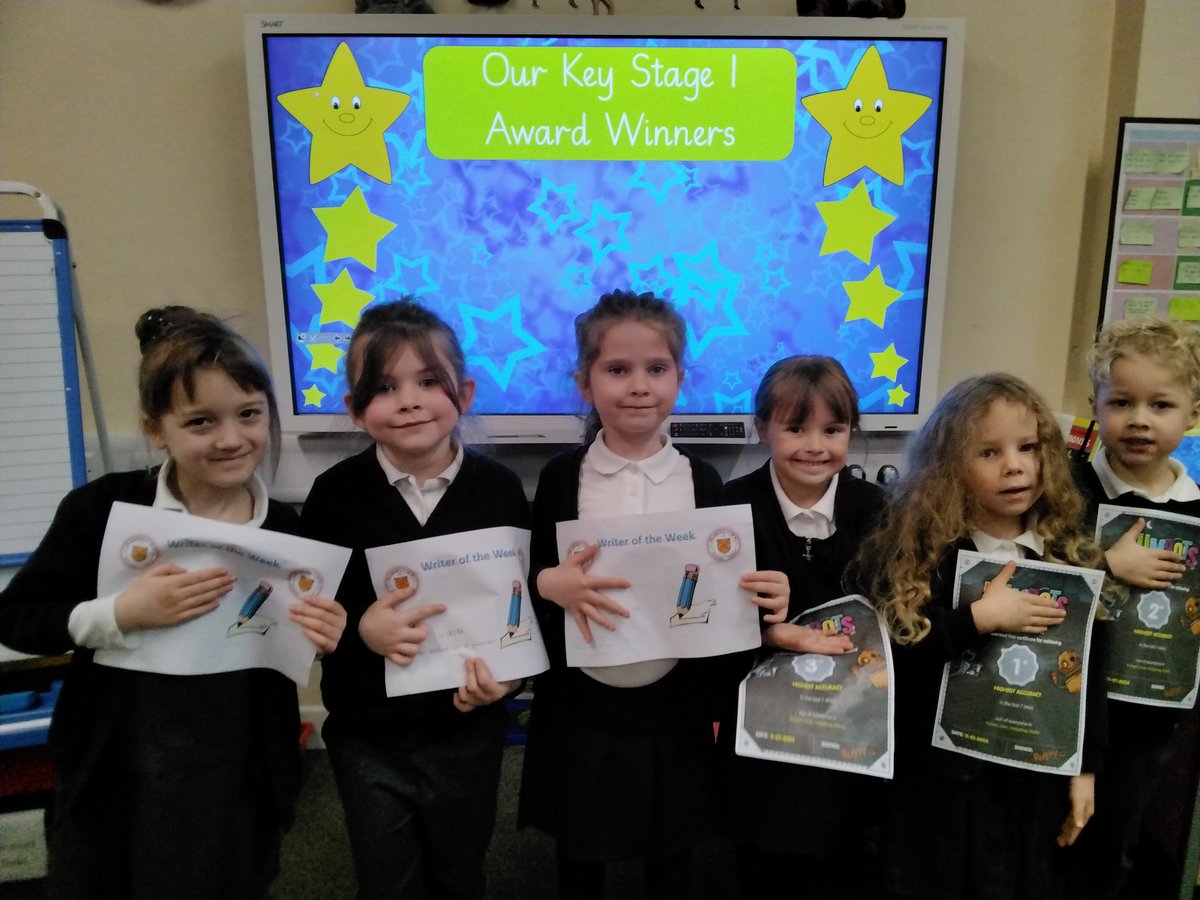 scargill_school's tweet photo. Well done to this week's KS1 award winners. Keep up the good work! https://t.co/y6wm638Jdb