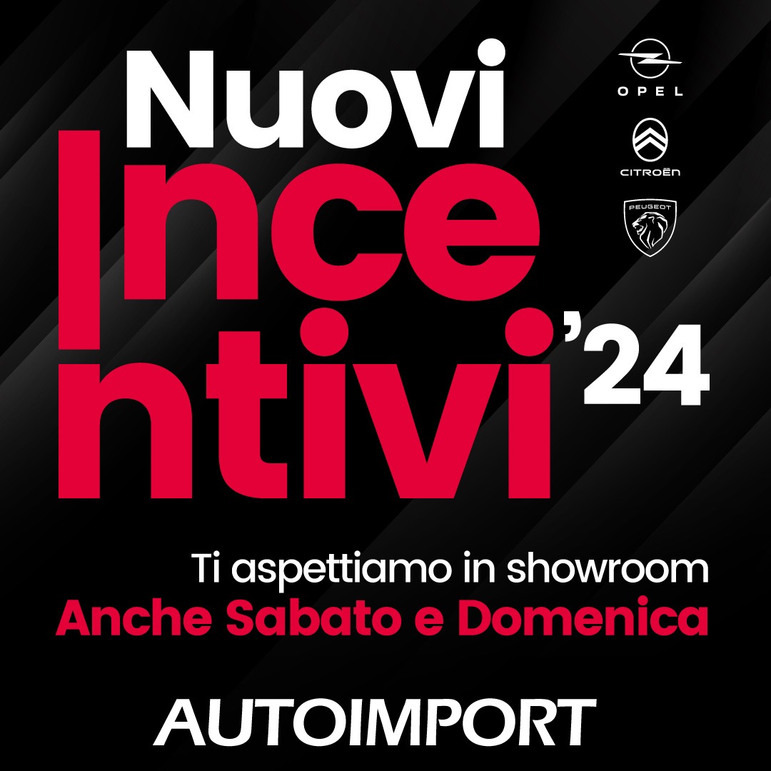 Sono arrivati i NUOVI INCENTIVI STATALI❗️
È il momento giusto per acquistare la tua nuova auto😍 
Ti aspettiamo in showroom anche Sabato e Domenica per scoprire insieme tutti i vantaggi sulla gamma #OPEL, #CITROËN e #PEUGEOT 😉 
#PORTEAPERTE