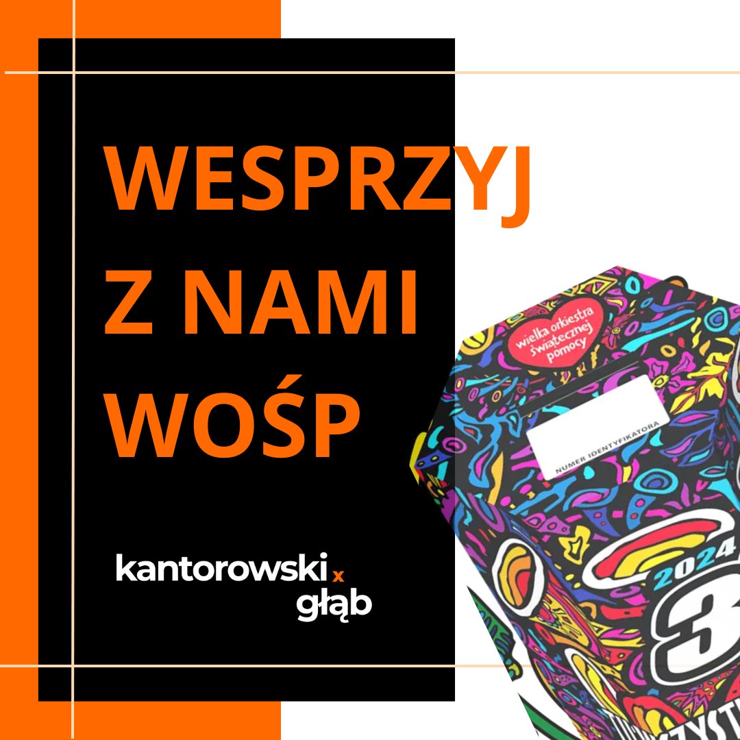 Wpłać co najmniej 50 zł 💵 do tej puszki 🛢WOŚP ➡️ bit.ly/3tl9Ynk , poinformuj nas o tym mailowo📧 biuro@kancelariakantorowski.pl, a my damy Ci dostęp do kursu Prawne aspekty marketingu ➡️ bit.ly/3TQWlXV za darmo 😁