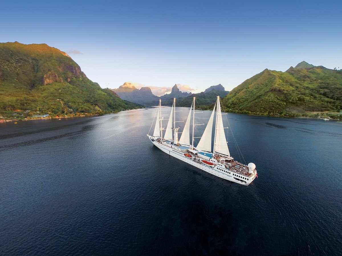 ITCTravel's tweet photo. We’re looking forward to watching #CruisingwithSusanCalman at 8pm on @channel5_tv this evening. 📺 Tonight, Susan cruises the sun-drenched islands of French Polynesia on board @WindstarCruises' classic sailing yacht, Wind Spirit. ⛵ Will you be tuning in? https://t.co/2tLk2blRQK https://t.co/Wd4JxCnH4M