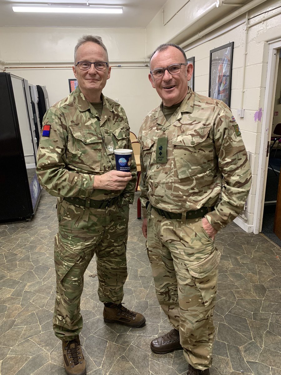 A pleasure to be taking advice from that professional coffee drinker <a href="/SgtMajFrench/">Sgt Maj Norman French</a> at the ACF senior leaders course. The advice appears to be centred on pacing one’s self! Think I can manage that
@acfdevon @ColCadetsACF