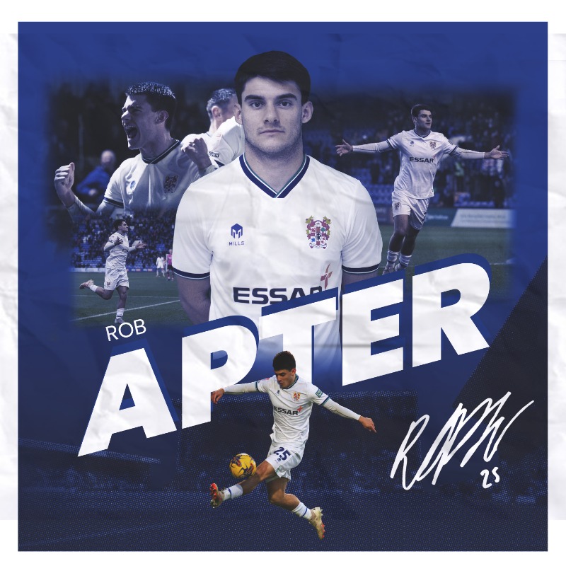 TranmereRovers's tweet photo. ✍ We are delighted to announce that Rob Apter has rejoined the Club on loan from Blackpool until the end of the season!

Great to have you back, @RobApter!

#TRFC #SWA