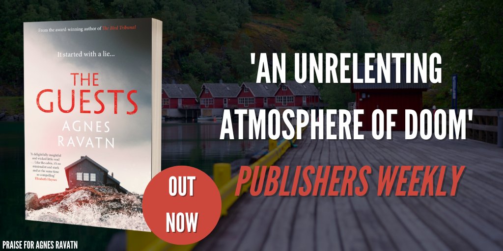 🕸️OUT NOW!🕸️ *Queen of Nordic Suspense* Agnes Ravatn is BACK with the exquisitely dark, simmering #TheGuests t @rosie_hedger 🌀A couple is entangled in a spiral of lies when they pretend to be someone else… 📲geni.us/lePx 📚geni.us/yw4ghp #BookTwitter