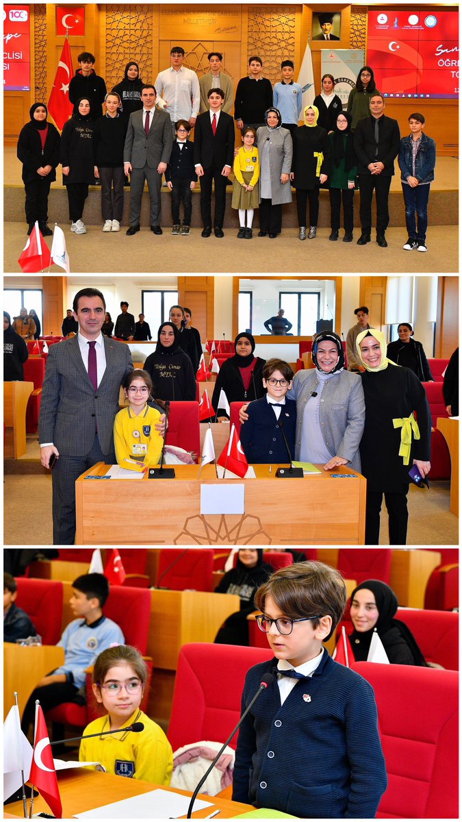 ♦️Sancaktepe Öğrenci Meclisi Toplantısı, Kaymakamımız <a href="/ahmetkarakaya37/">Ahmet Karakaya</a>, Belediye Başkanımız <a href="/SeymaDgc/">Şeyma Döğücü</a> ve Millî Eğitim Müdürümüz <a href="/halebagceozbas/">Hale Bağce Özbaş</a>’ın katılımıyla Sancaktepe Belediyesi Meclis Salonu'nda gerçekleştirildi.
<a href="/tcmeb/">Millî Eğitim Bakanlığı</a> <a href="/TC_istanbul/">TC İstanbul Valiliği</a> <a href="/istanbulilmem/">İstanbul İl Millî Eğitim Müdürlüğü</a> <a href="/TC_sancaktepe/">T.C. Sancaktepe Kaymakamlığı</a>