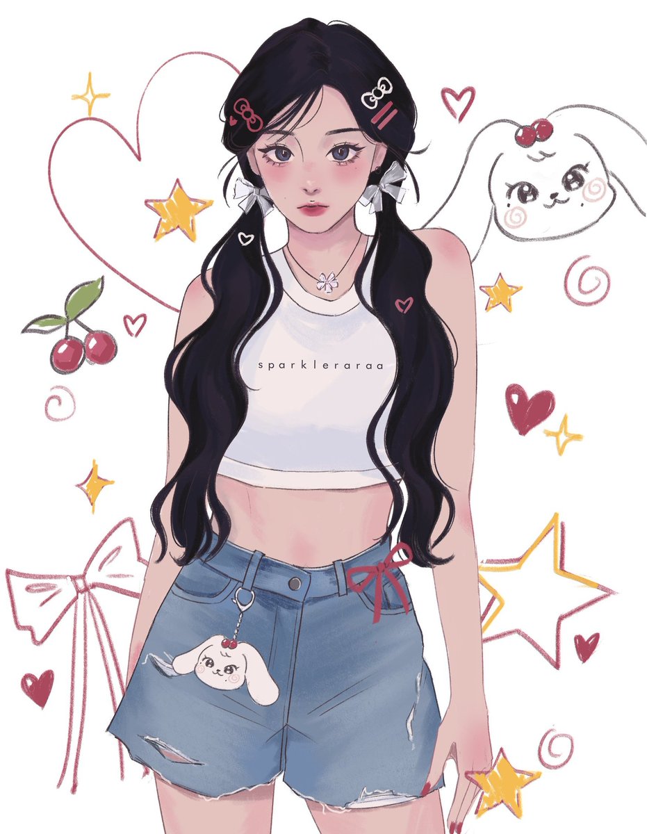 sparkleraraa's tweet photo. hai haii it's been a long time since i posted anything here, so here's 💅🏻

✨ cherry wonyoung 🍒🍒 https://t.co/Xk0uz9sV1b
