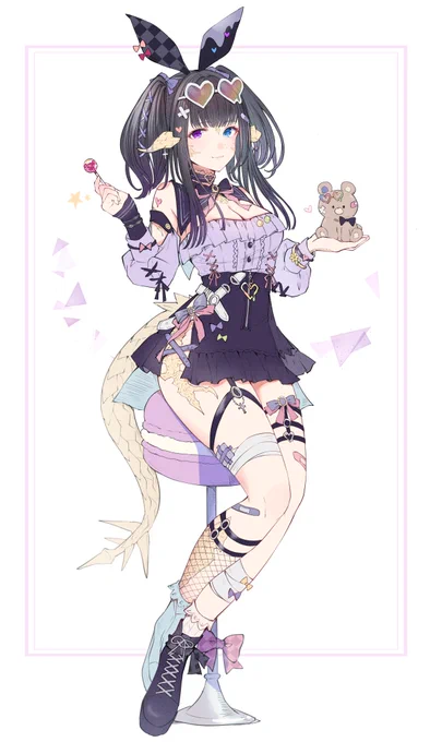 地雷なアウラちゃん #FF14 #アウラ #FF14art