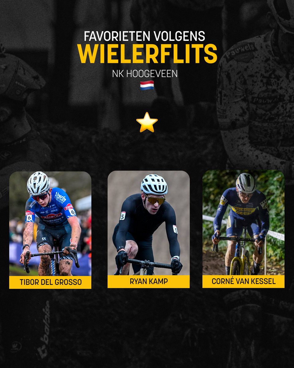 WielerFlits's tweet photo. ๐ฆ๐๐ฒ๐ฟ๐ฟ๐ฒ๐ป๐๐ฝ๐ฟ๐ถ๐ป๐ ๐ท๐ท de kanshebbers op de winst bij NK veldrijden in Hoogeveen!
#WielerFlits #NKHoogeveen #cross #veldrijden #cyclocross #cx #LarsvanderHaar #PimROnhaar #JorisNieuwenhuis https://t.co/Y3JbgFHH2o
