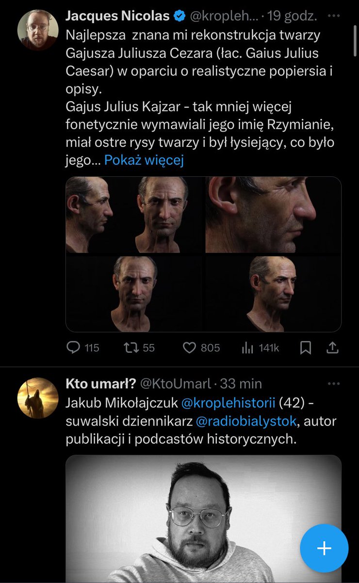 BassaKamil's tweet photo. @KtoUmarl @kroplehistorii @radiobialystok Masakra, właśnie pojawił mi się jego bardzo ciekawy wpis a zaraz pod tym informacja o jego śmierci https://t.co/uIsslwEoGP