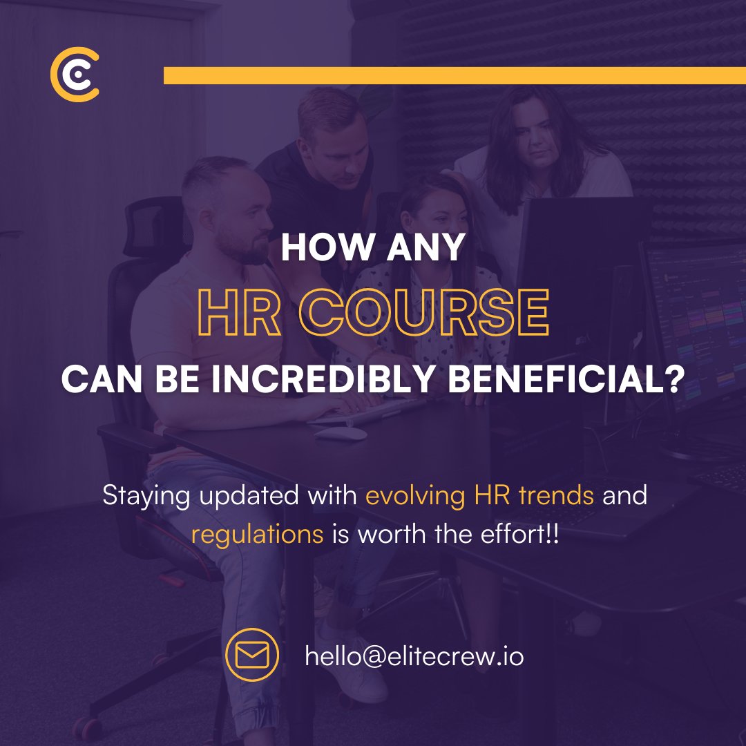 elitecrewio's tweet photo. 🚀 Elevate the team! Elevate your career! 🚀

👥 Taking an 𝗛𝗥 𝗠𝗮𝗻𝗮𝗴𝗲𝗺𝗲𝗻𝘁 𝗖𝗼𝘂𝗿𝘀𝗲 may be quite beneficial in a number of ways. A few essential courses can greatly improve your abilities and knowledge!

🟡 Human Resource Management Fundamentals 🟡 Strategic HR 🟡 https://t.co/oci73GCE6o