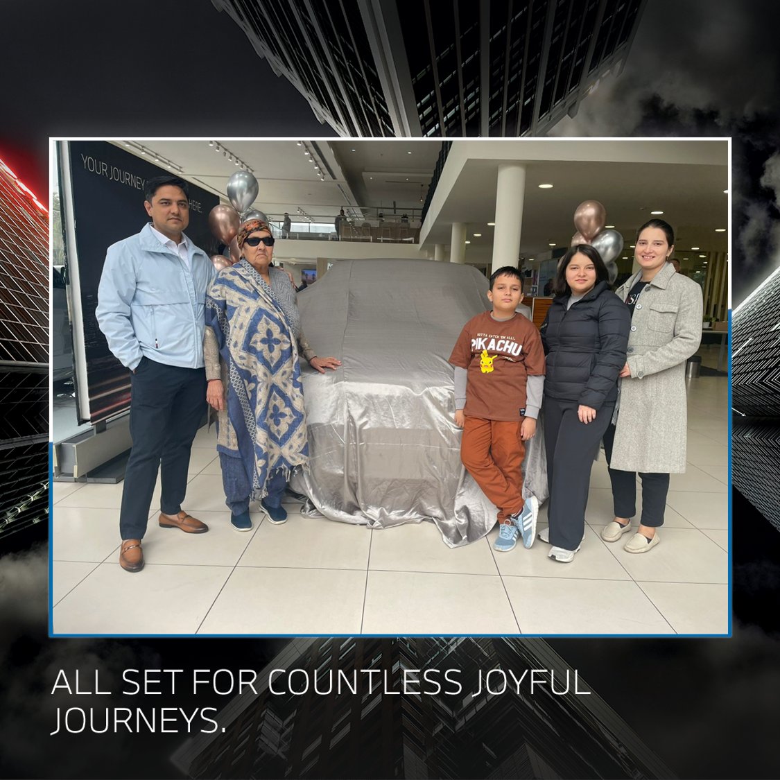BMWKrishnaAuto's tweet photo. Created for those who have mastered the rules of luxury.
We are delighted to deliver Dr. Jasbir Lather &amp; Family an experience of JOY and Sheer Driving Pleasure with the new BMW 6 Series Gran Turismo.
Welcome to the exciting world of BMW.
#LuxuryRecrafted #BMW6GT #BMW6Series https://t.co/zKzOnk9laO