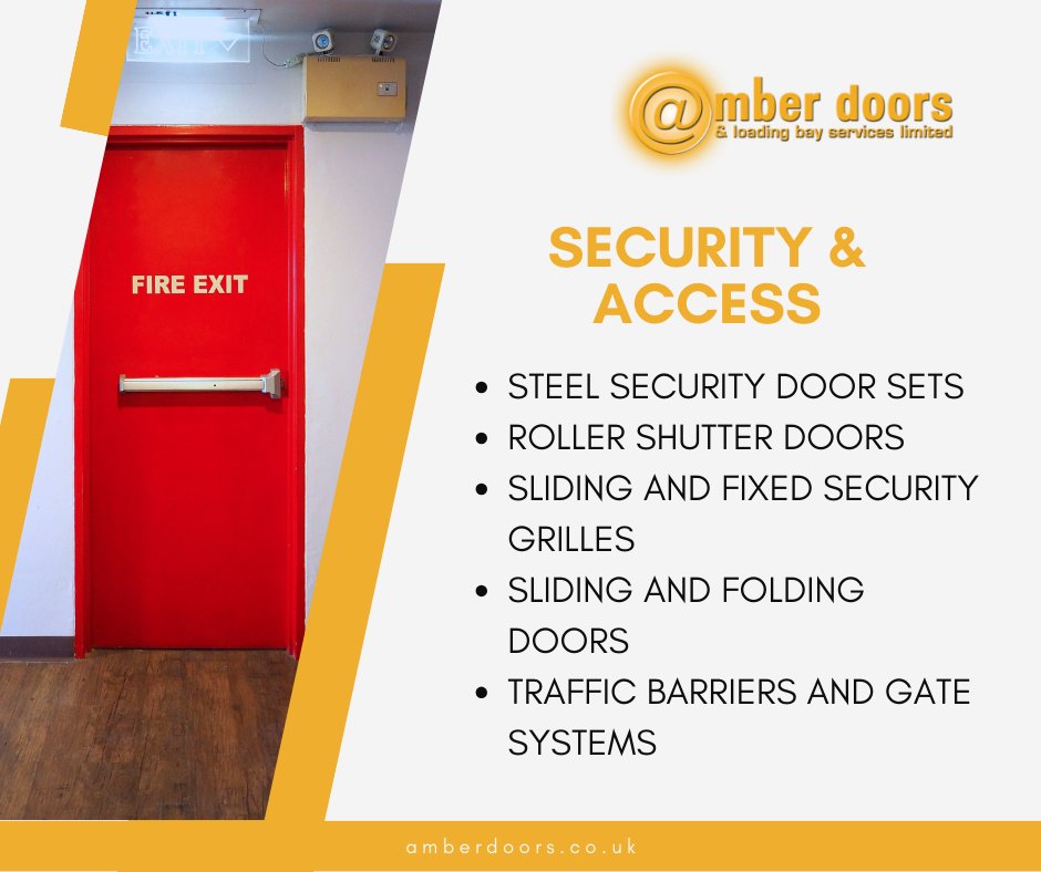 Protect your premises and team in 2024 with our security & access range. 
amberdoors.co.uk/steel-doorsets… 
#securitydoors #fireprotection #safetyfirst