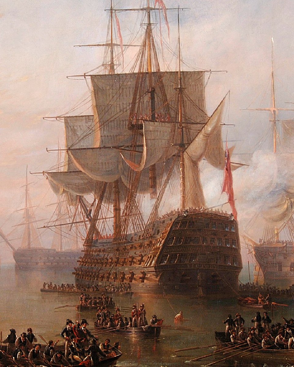 On 12 January 1922, HMS Victory entered her final home at Portsmouth Historic Dockyard. The most famous ship in the history of the Royal Navy, she is best known as Horatio Nelson's flagship at the Battle of Trafalgar on 21 October 1805. #OnThisDay