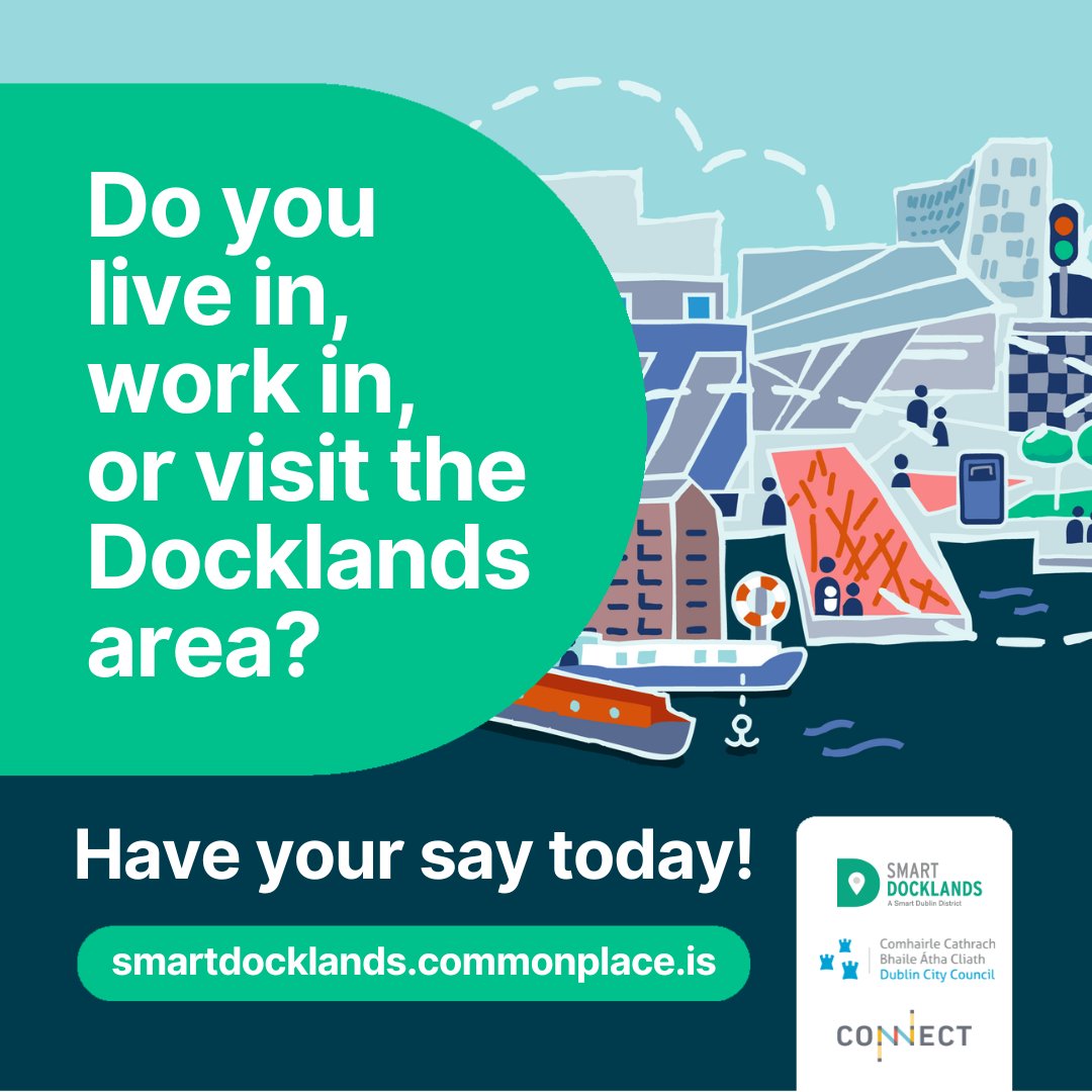 The Smart Docklands team wants to hear YOUR voice! 🏙️ What do you like about the Docklands? 🌟 Any challenges you're facing? 🚧 Your top priorities? 🔍 Dream big! Don't miss out on shaping Docklands' future. Share your thoughts: smartdocklands.commonplace.is. 🚀