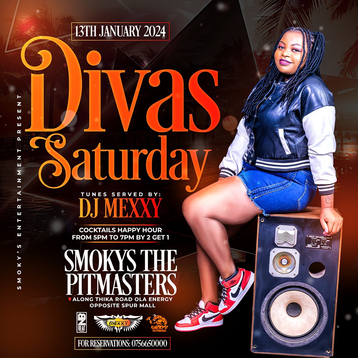 Divas Saturday happening tomorrow night @smokys.ke opp spur mall 🔥🫶. #numerouno #sexxymexxy😉 #mexxybest💫 #beatnation