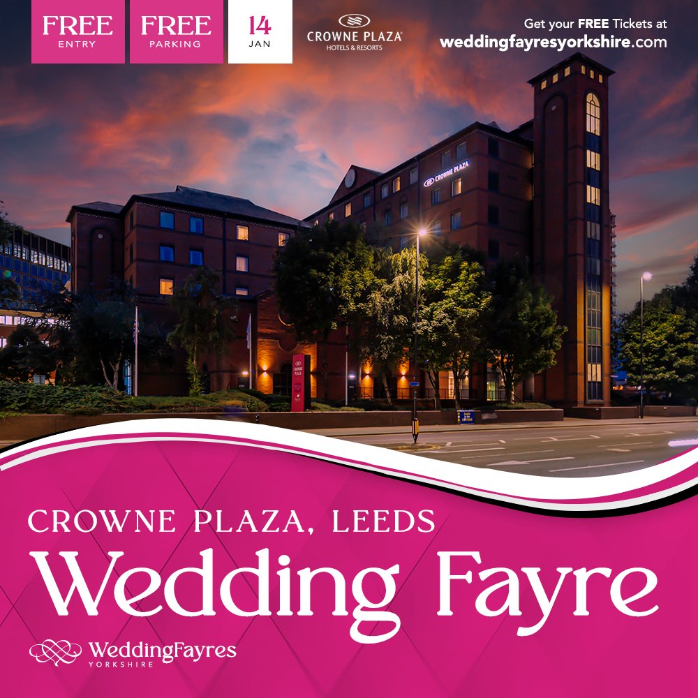Happy Friday!

Come and see us on Sunday, at our Wedding Fayre ❤️💒

Completely free to attend, with plenty of suppliers to see, food &amp; drink to try, a bridal show &amp; completely free parking!

#leeds #weddings #yorkshire