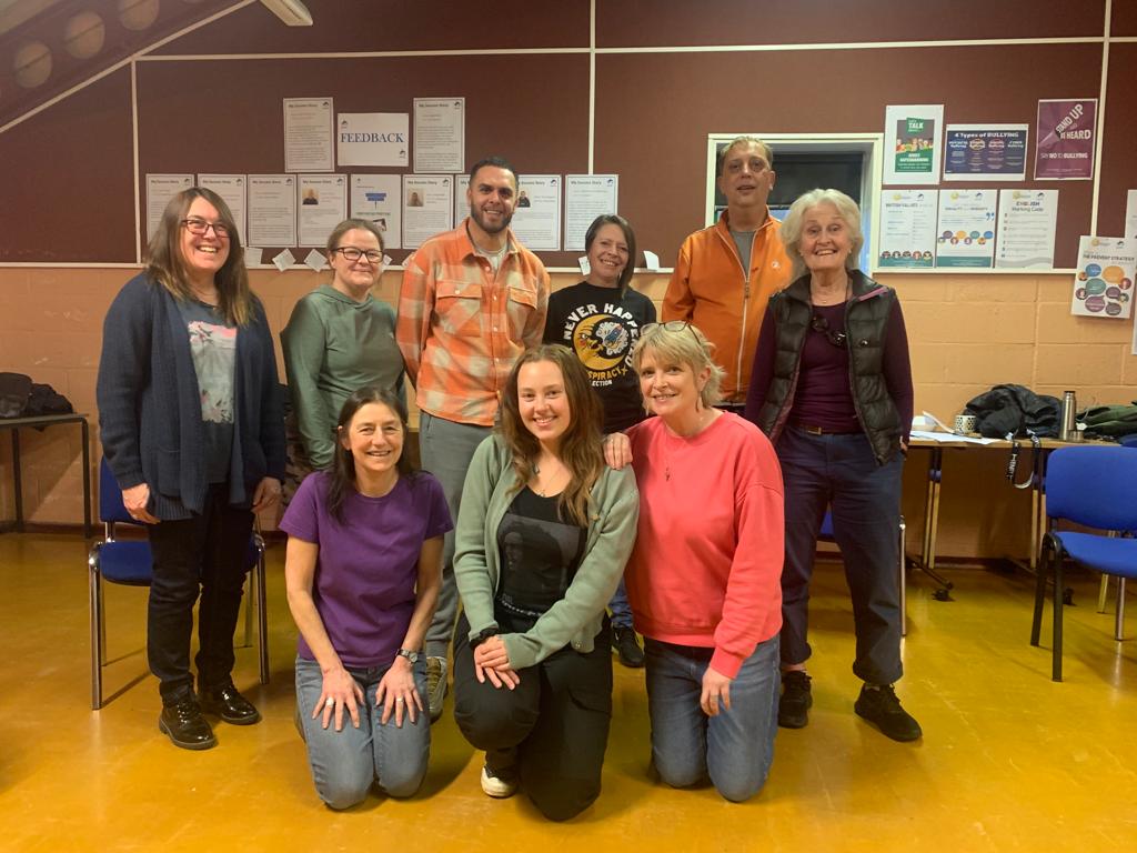 Our Community Engagement Worker Kate loved this 'brilliant' training put on by @geesetheatre with thanks to our good friends from @SUITeam.  This is ahead of participants enjoying a 12-session creative programme of theatre and drama starting later this month. Thanks so much!