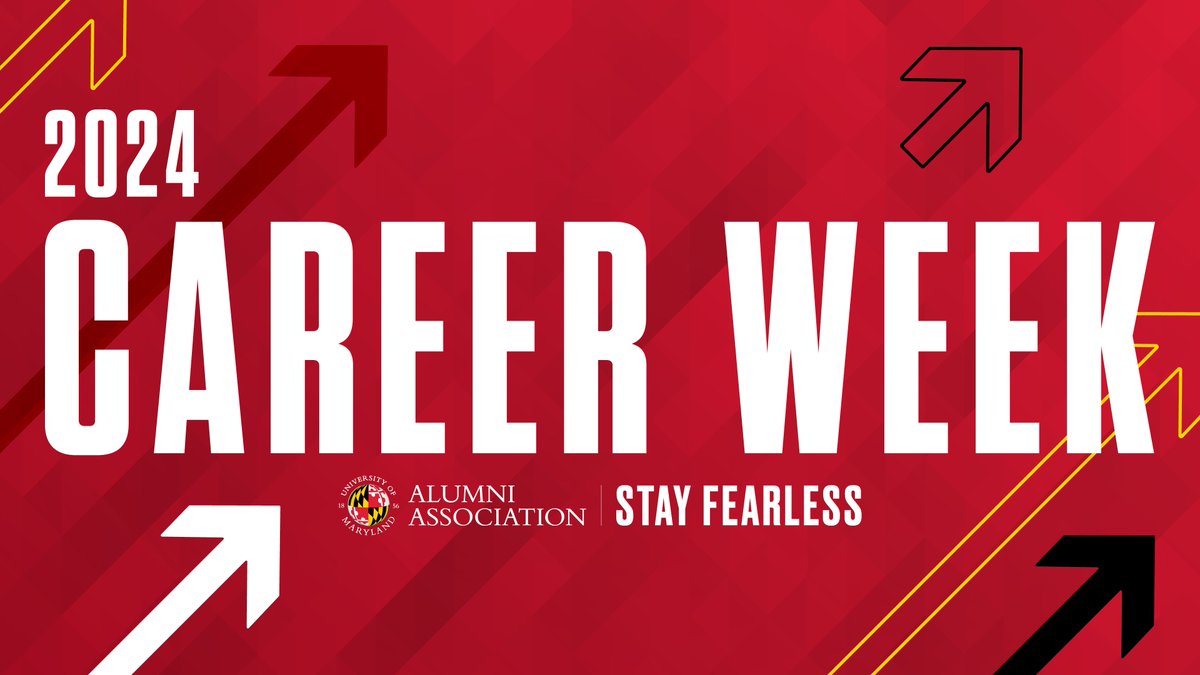 An amazing opportunity alongside @maryland_alumni to explore your professional goals and network at their fourth annual Career Week. go.umd.edu/41P8a2X