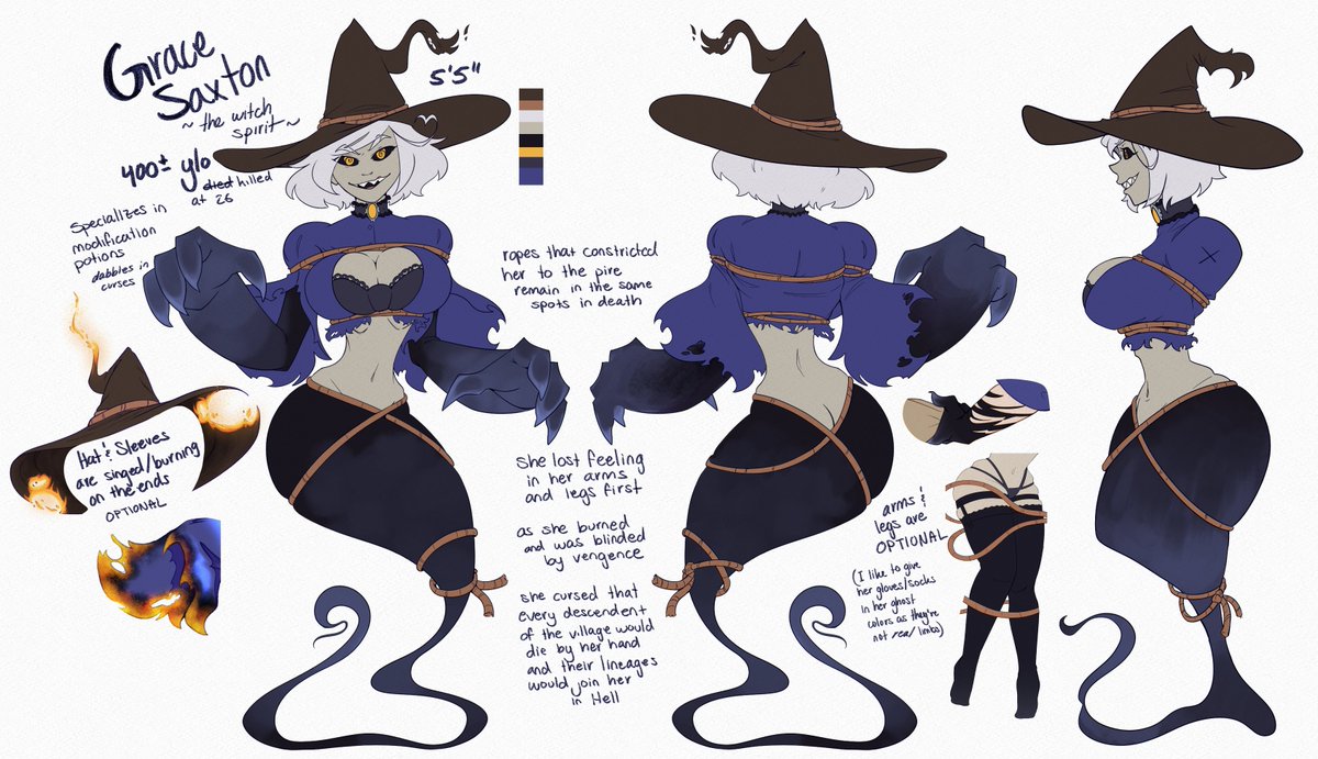 Dippyschtick's tweet photo. Finally, a proper ref sheet for Grace (we don't talk about the 2015 sheet) https://t.co/RT2qnEPW5e